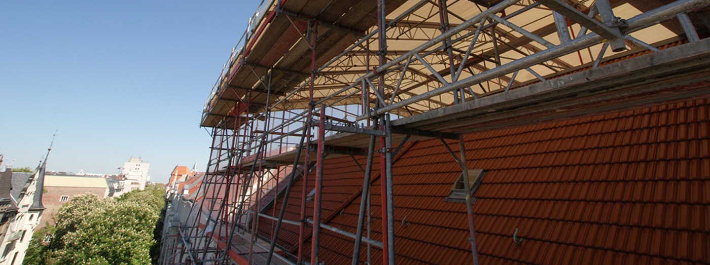Gerüstbau-Baustelle von Schmidt Gerüstbau Berlin