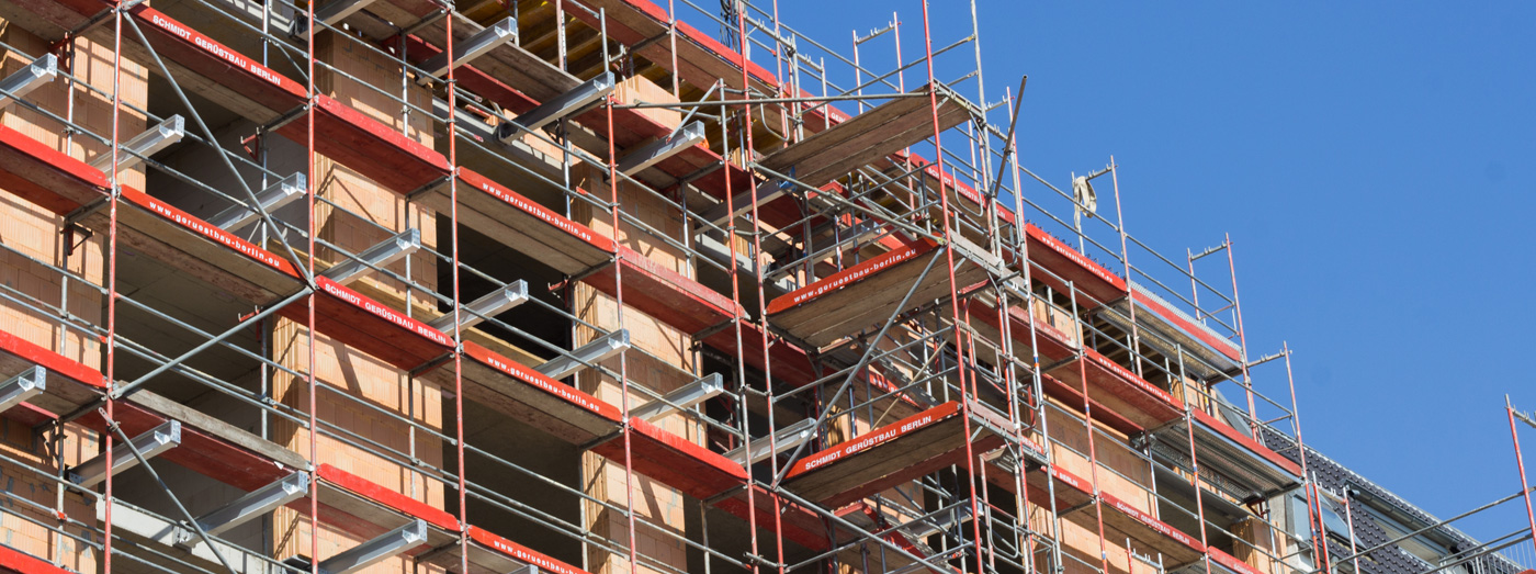 Gerüstbau-Dokumentation auf der Baustelle